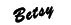 Betsy Signature